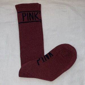 New Victoria’s Secret Pink Knee High Socks One Size Fits All